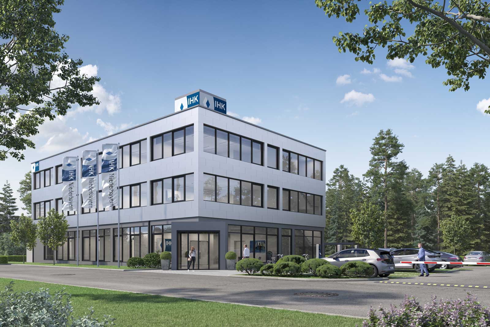 Neue IHK-Zentrale in Landshut West, Visualisierung
